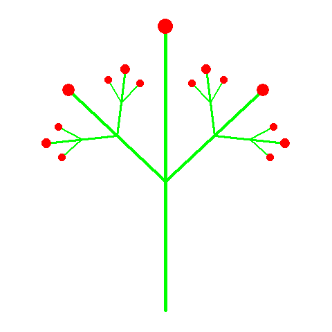 Picture of complete strawberry inflorescence