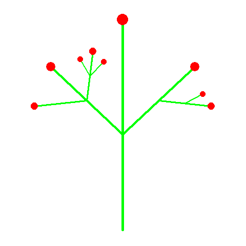 Picture of incomplete strawberry inflorescence